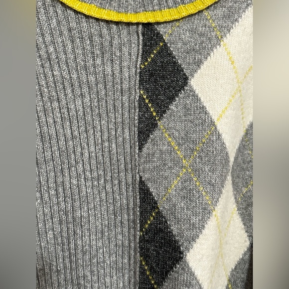 {Pringle Of Scotland X H&M} Argyle Ribbed Sweater - Sz M - Picture 4 of 12